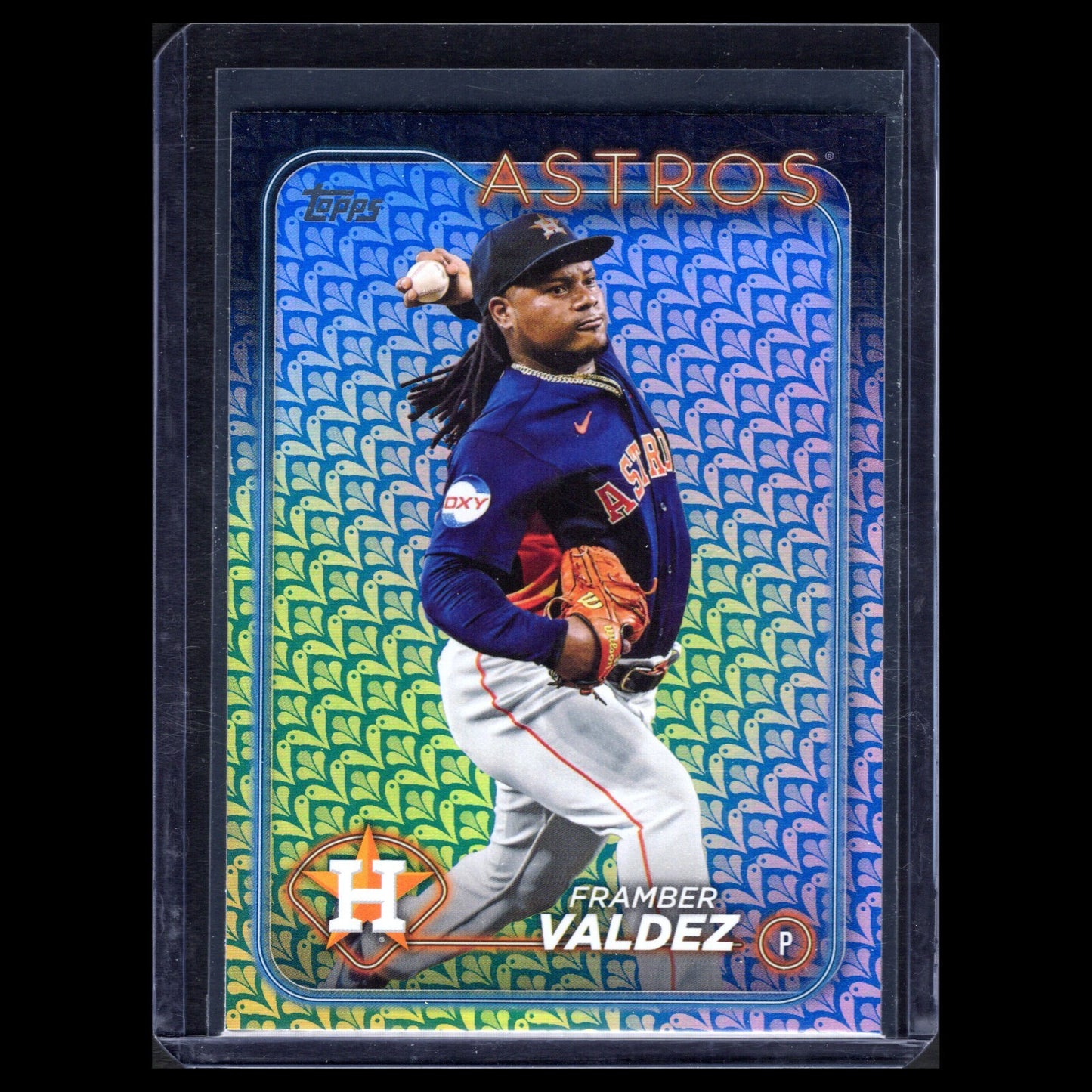 2024 Topps Series 1 FRAMBER VALDEZ #220 Easter Holiday Foil