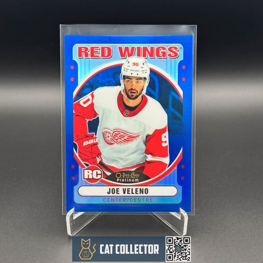 2021-22 O-Pee-Chee Platinum JOE VELENO #R-81 Retro Blue Rainbow Rookie RC /199
