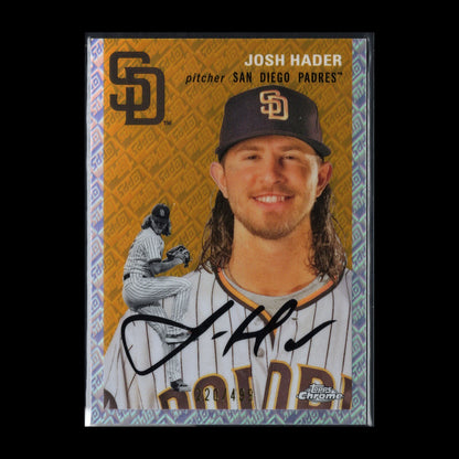 2023 Topps Chrome Platinum JOSH HADER #130 Topps Refractor /499