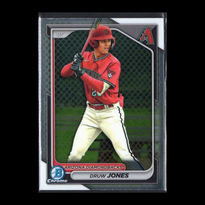 2024 Topps Chrome Bowman DRUW JONES #BCP-60 Prospect RC - Arizona Diamondbacks
