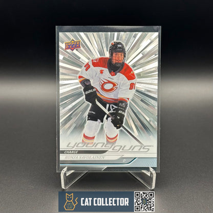 2024-25 UD PWHL RONJA SAVOLAINEN #53 Young Guns Outburst RC - Ottawa Charge