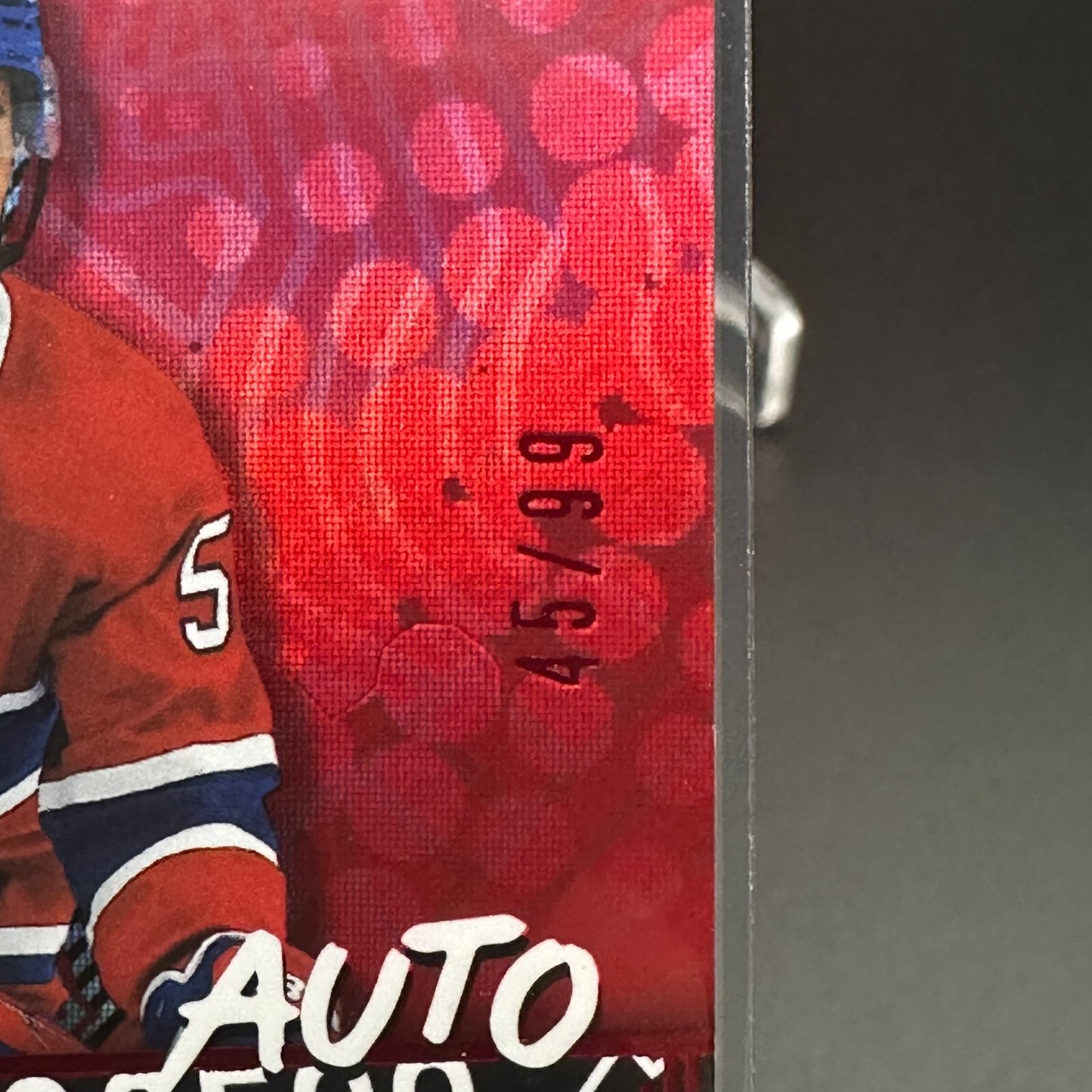 2023-24 UD Credentials SEAN FARRELL #DTAA-SF Debut Ticket Access AUTO Red RC /99
