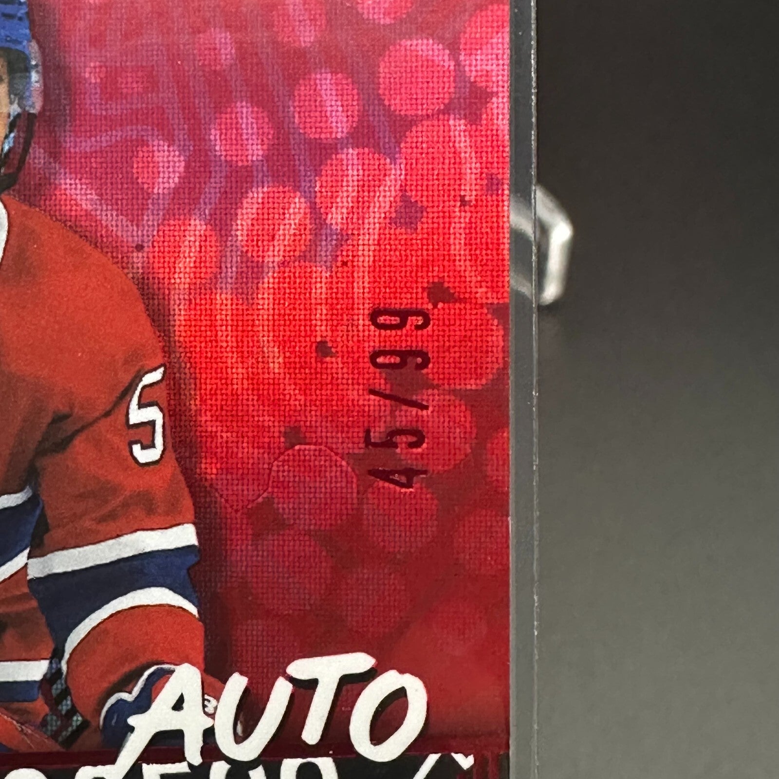 2023-24 UD Credentials SEAN FARRELL #DTAA-SF Debut Ticket Access AUTO Red RC /99