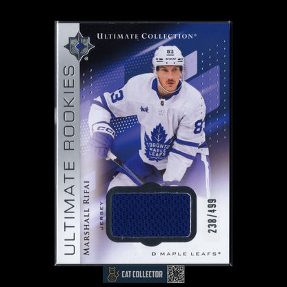 2024-25 UD Ultimate Collection MARSHALL RIFAI #165 Jersey Parallel RC /499