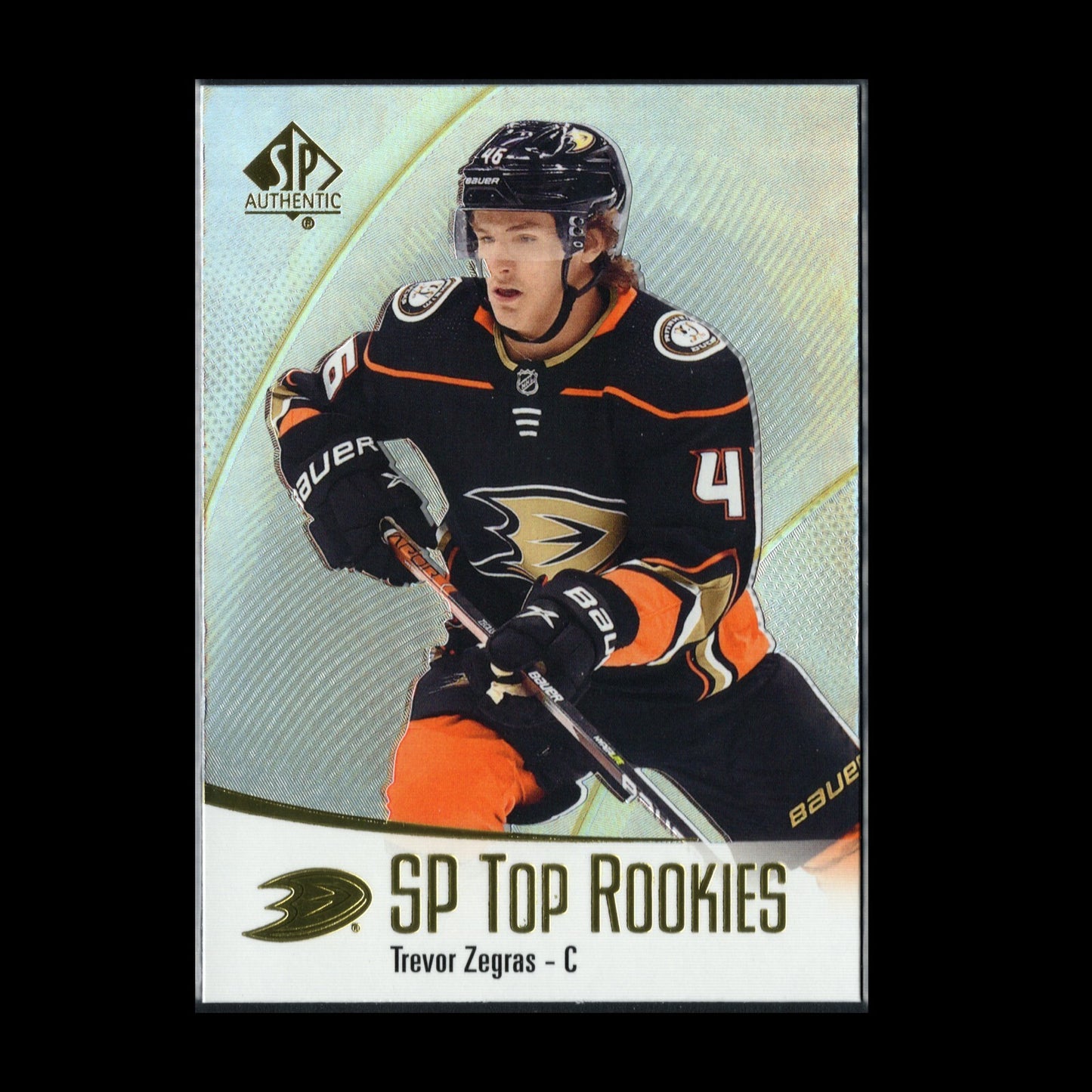 2021-22 UD SP Authentic TREVOR ZEGRAS #TR-50 SP Top Rookies RC