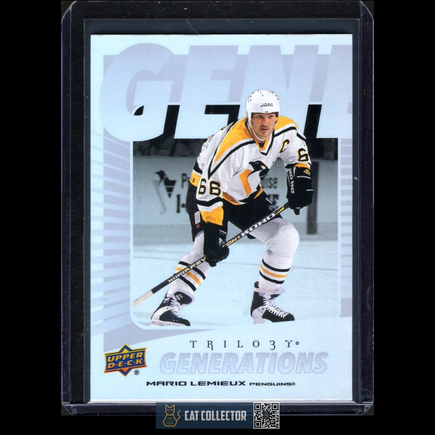 2023-24 UD Trilogy MARIO LEMIEUX #TG-20A Generations