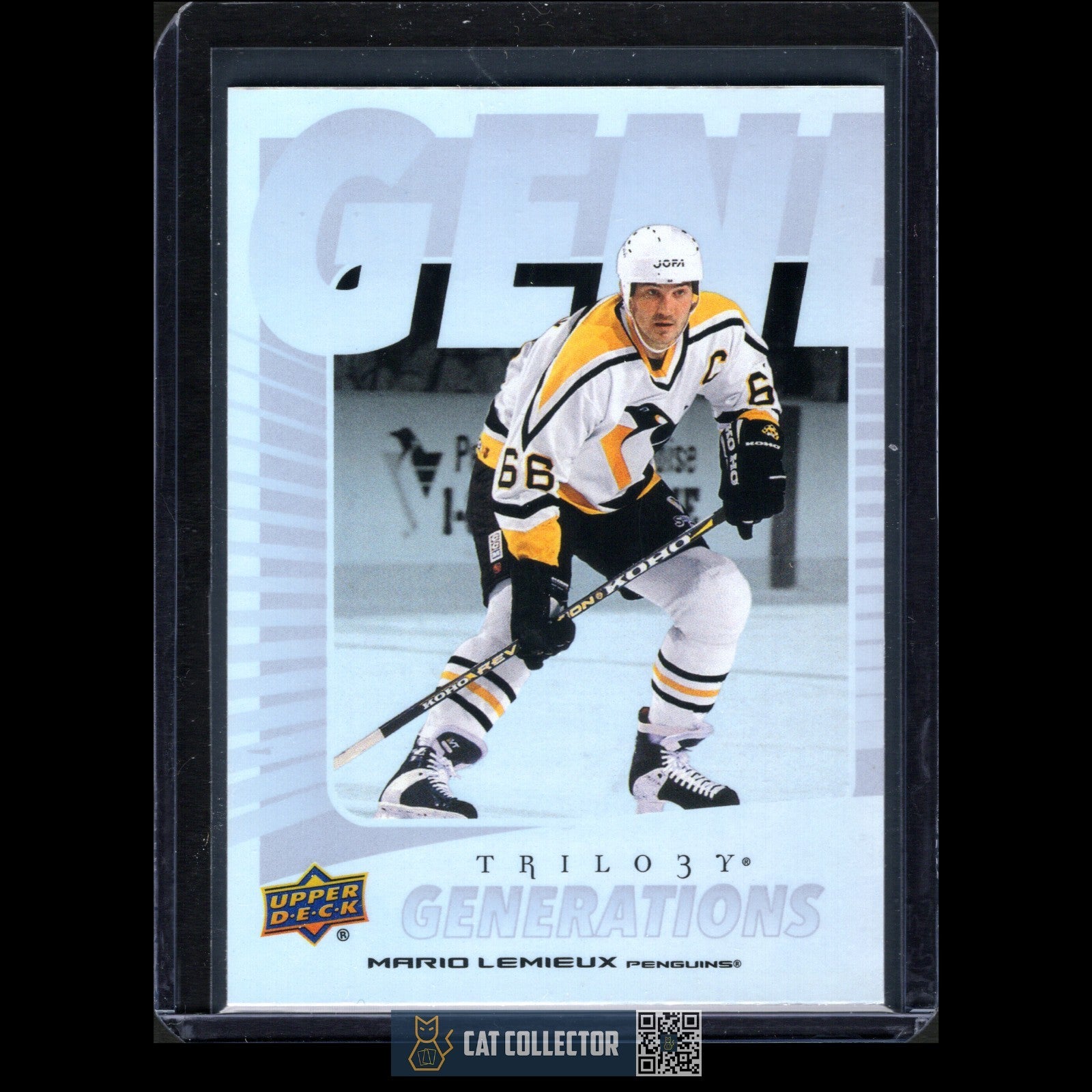 2023-24 UD Trilogy MARIO LEMIEUX #TG-20A Generations