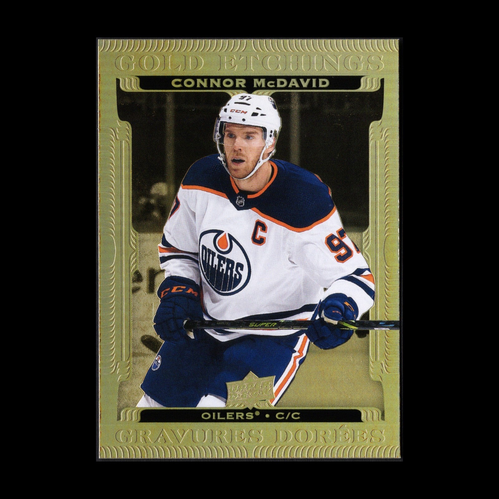 2022-23 UD Tim Hortons CONNOR MCDAVID #G-6 Gold Etchings