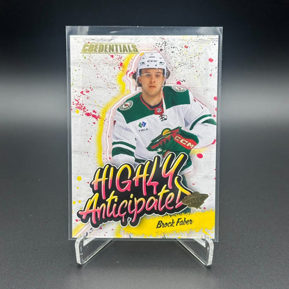 2023-24 Upper Deck Credentials Highly Anticipated Inserts ~ YOU PICK from list!