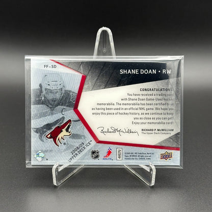 2008-09 UD Ice SHANE DOAN #FF-SD Frozen Fabrics 23/25 - Arizona Coyotes