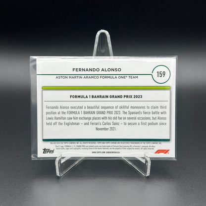 2024 Topps Chrome Formula 1 FERNANDO ALONSO #159 Grand Prix Driver of the Day