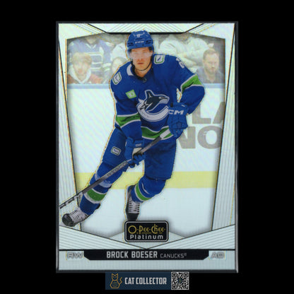 2024-25 O-Pee-Chee Platinum BROCK BOESER #125 Rainbow
