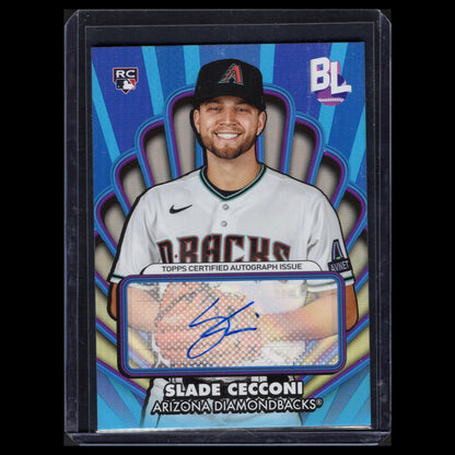 2024 Topps Big League SLADE CECCONI #OAA-SC Rookie Opening Act Autograph