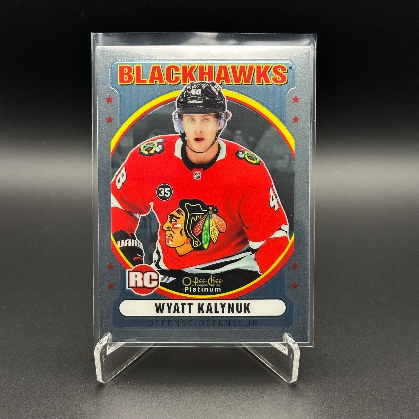 2021-22 O-Pee-Chee Platinum WYATT KALYNUK #R-93 Retro RC - Chicago Blackhawks