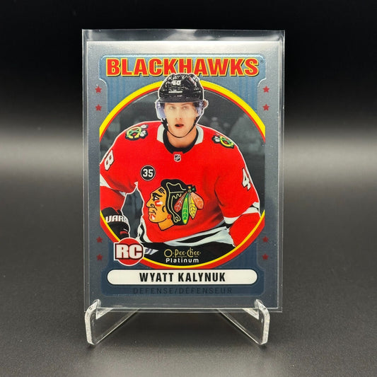 2021-22 O-Pee-Chee Platinum WYATT KALYNUK #R-93 Retro RC - Chicago Blackhawks