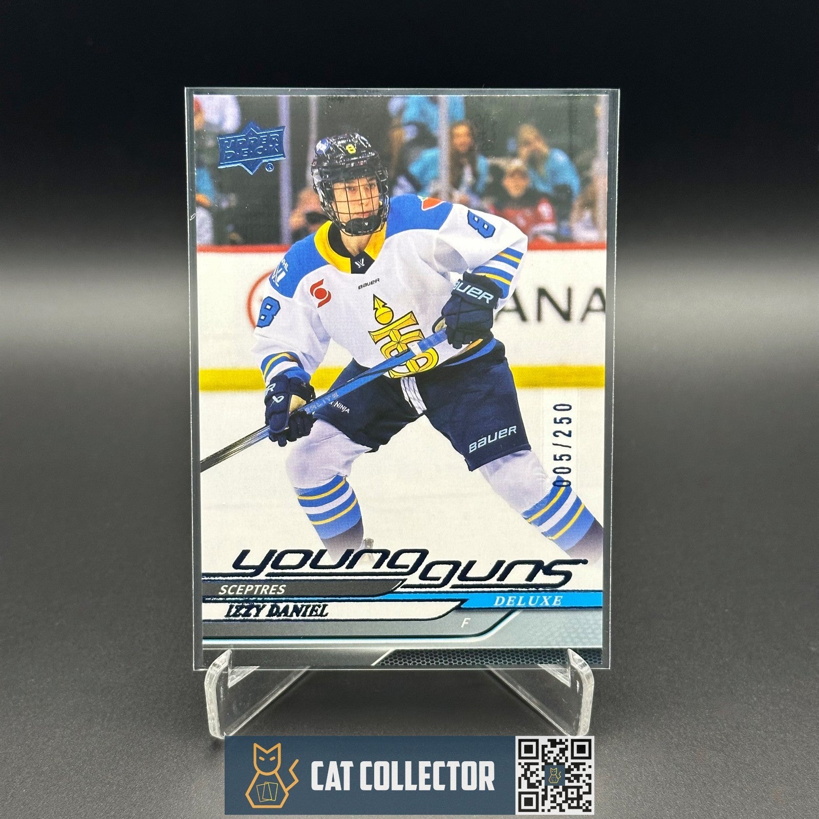 2024-25 UD PWHL IZZY DANIEL #60 Young Guns Deluxe RC /250