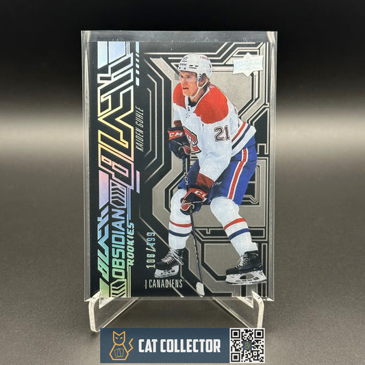 2022-23 UD SPx KAIDEN GUHLE #OR-33 Black Obsidian Rookies RC /499