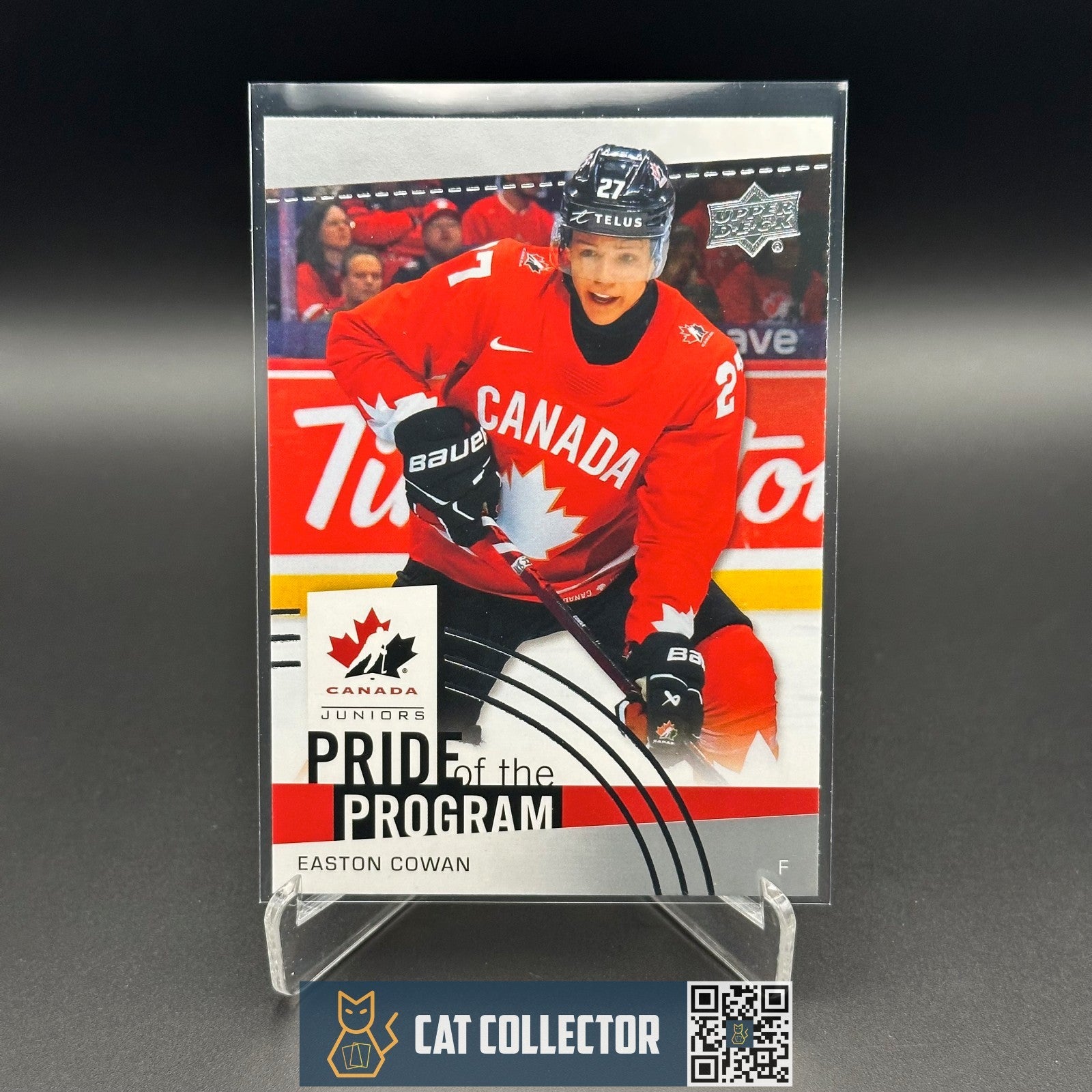 2025 Upper Deck Team Canada EASTON COWAN #61 Pride of the program