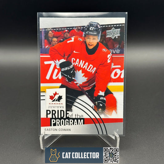 2025 Upper Deck Team Canada EASTON COWAN #61 Pride of the program