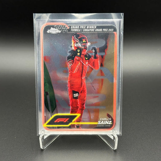 2024 Topps Chrome Formula 1 CARLOS SAINZ #147 Grand Prix Winner
