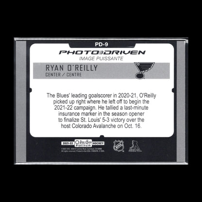 2021-22 O-Pee-Chee Platinum RYAN O'REILLY #PD-9 Photo Driven - St. Louis Blues