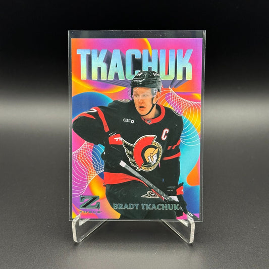2023-24 SkyBox Metal Universe BRADY TKACHUK #8 Z-Force Rave /399
