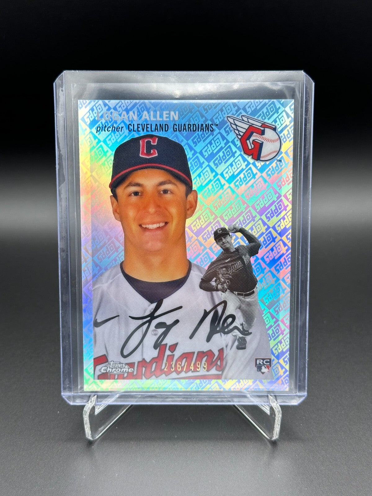 2023 Topps Chrome Platinum LOGAN ALLEN #105 Rookie Topps Refractor /499