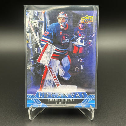 2023-24 UD Series 1 CONNOR HELLEBUYCK #C89 UD Canvas - Winnipeg Jets