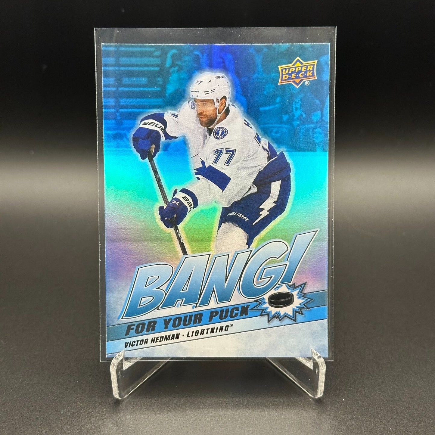 2024-25 UD Series 2 VICTOR HEDMAN #BP-5 Bang for your puck - Tampa Bay Lightning