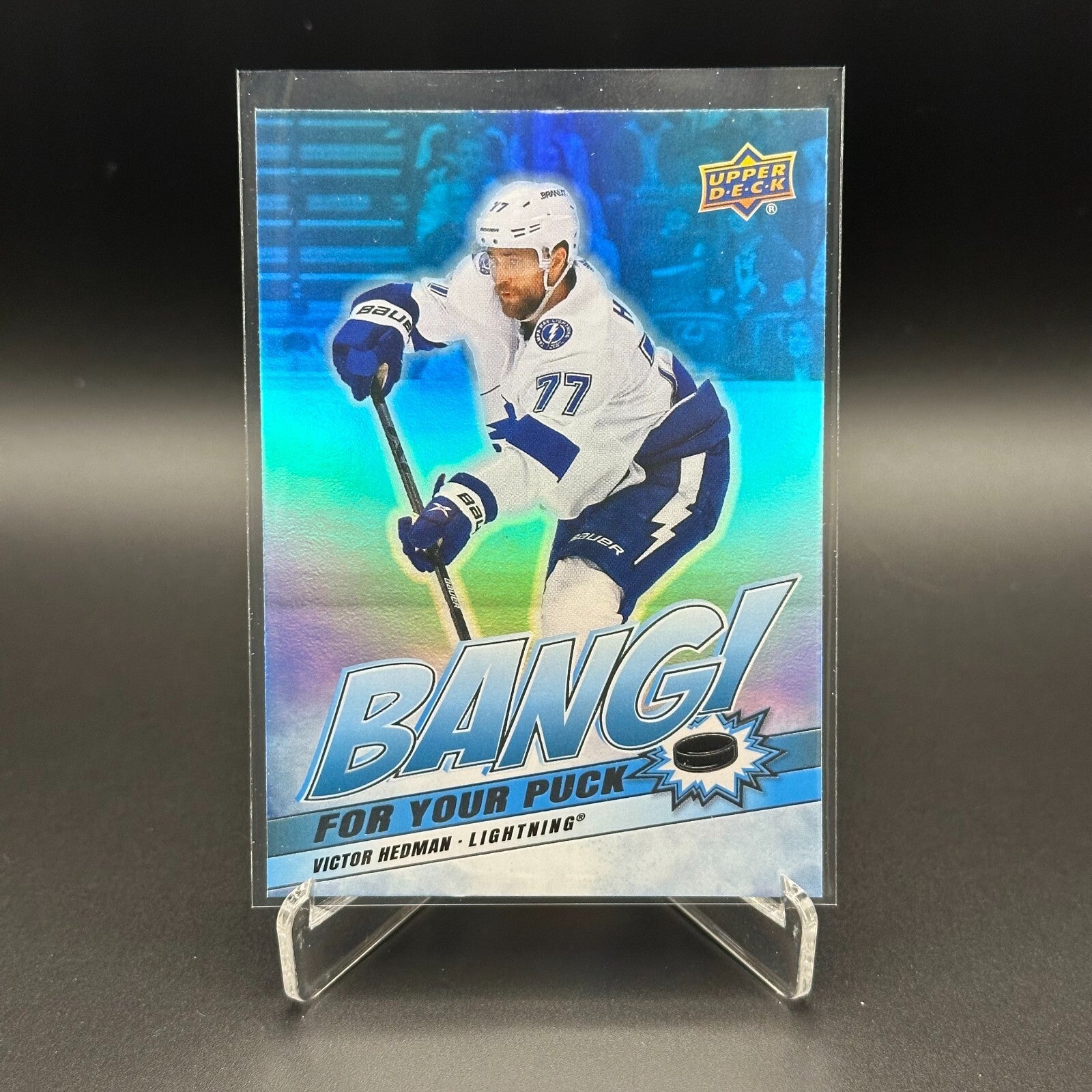 2024-25 UD Series 2 VICTOR HEDMAN #BP-5 Bang for your puck - Tampa Bay Lightning
