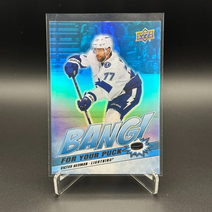2024-25 UD Series 2 VICTOR HEDMAN #BP-5 Bang for your puck - Tampa Bay Lightning