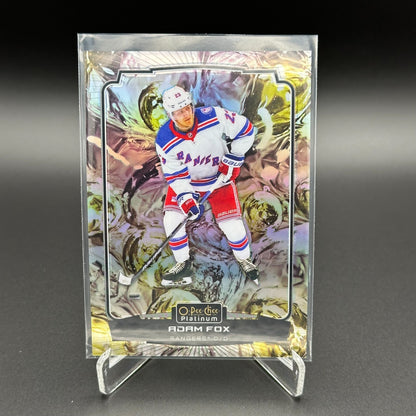 2022-23 O-Pee-Chee Platinum ADAM FOX #111 Liquid Metal 315/349 - NY Rangers