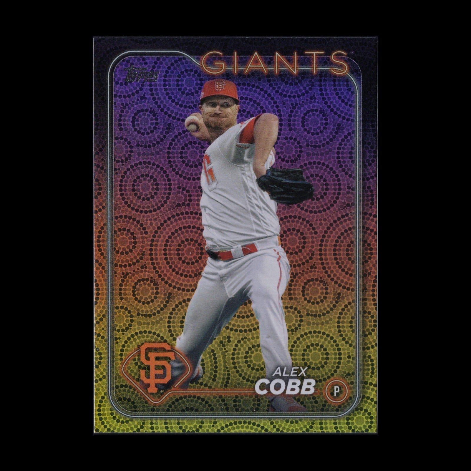 2024 Topps Series 2 ALEX COBB #497 Holiday Parallel - San Francisco Giants
