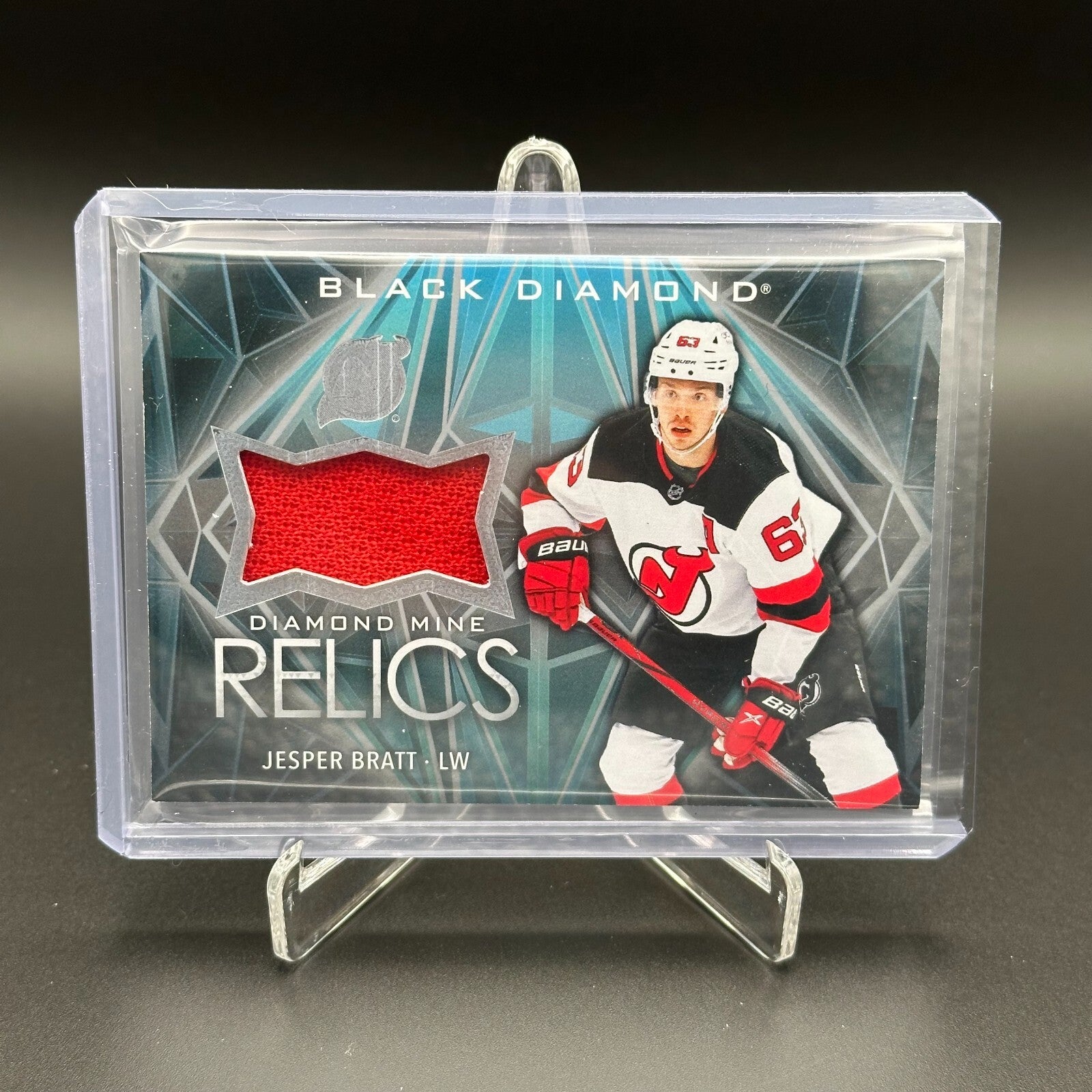 2024-25 UD Black Diamond JESPER BRATT #DMR-JB Diamond Mine Relics Jersey