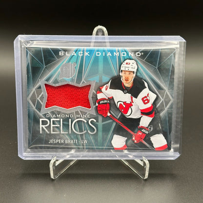 2024-25 UD Black Diamond JESPER BRATT #DMR-JB Diamond Mine Relics Jersey