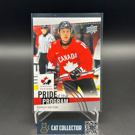 2025 Upper Deck Team Canada BERKLY CATTON #94 Pride of the program