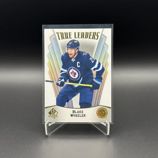 2021-22 UD SP Authentic BLAKE WHEELER #TL-19 True Leaders - Winnipeg Jets