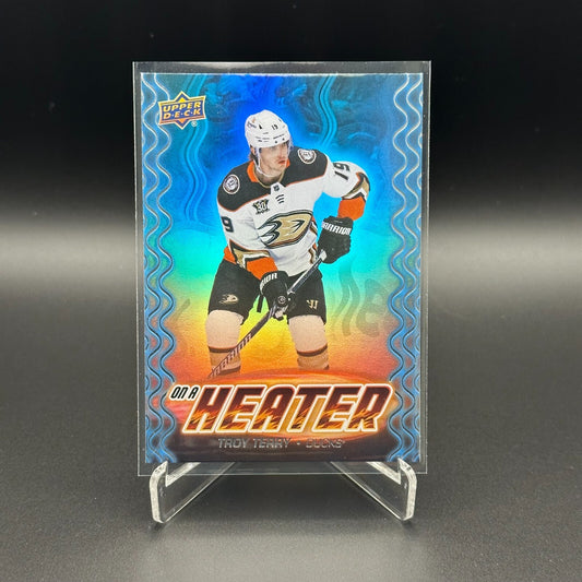 2024-25 UD Series 2 TROY TERRY #OH-4 On A Heater - Anaheim Ducks