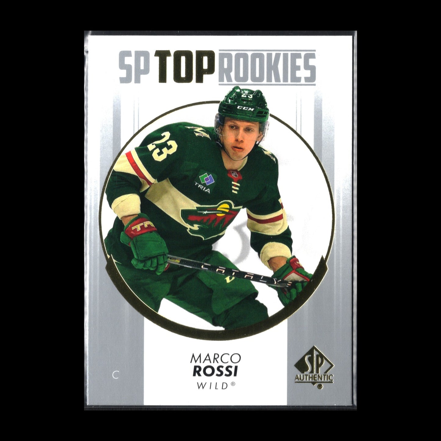 2022-23 UD SP Authentic MARCO ROSSI #TR-7 Top Rookies RC - Minnesota Wild