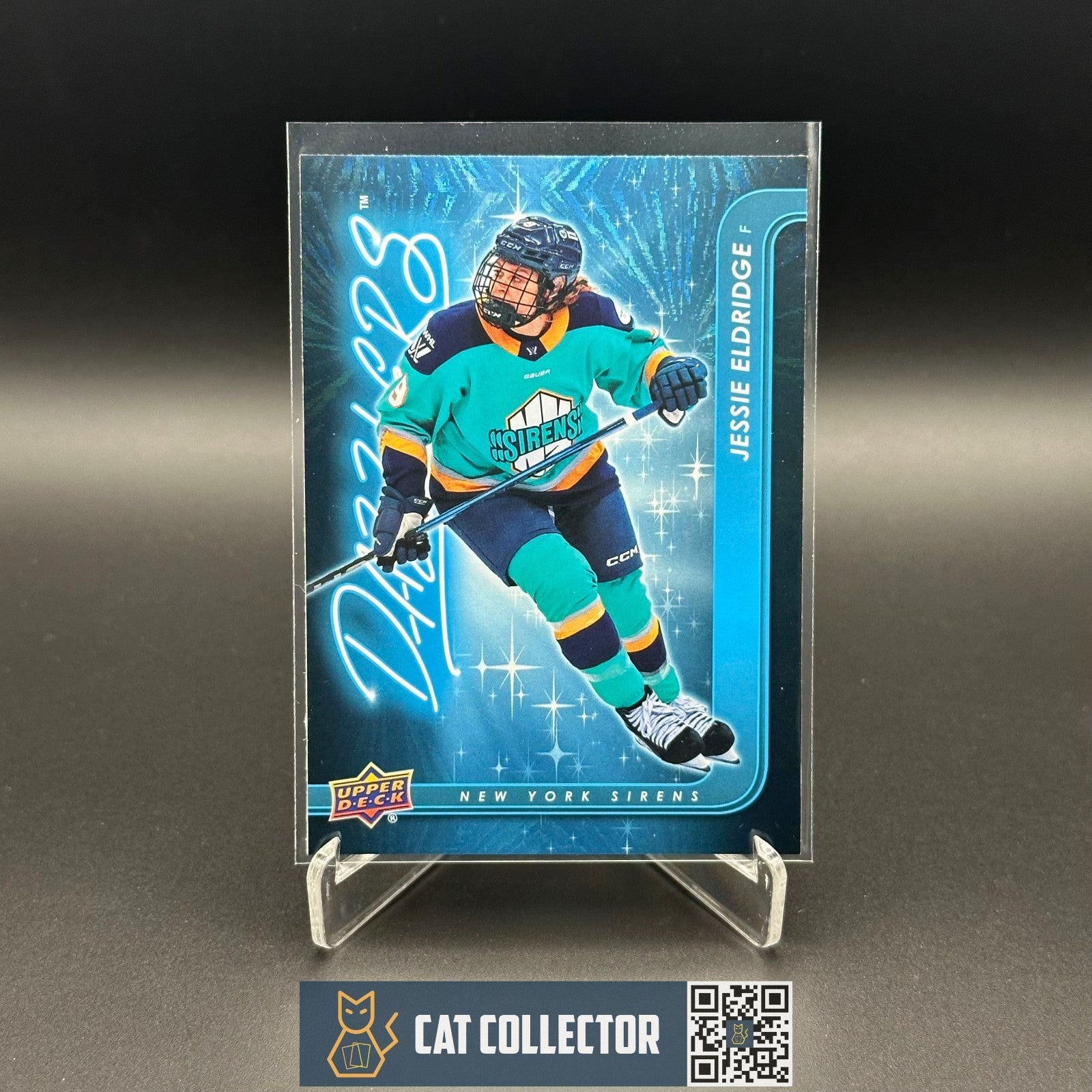 2024-25 UD PWHL JESSIE ELDRIDGE #DZ-9 Dazzlers Blue