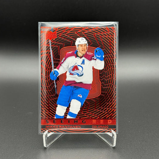 2023-24 UD Extended series MIKKO RANTANEN #SR-74 Seeing Red