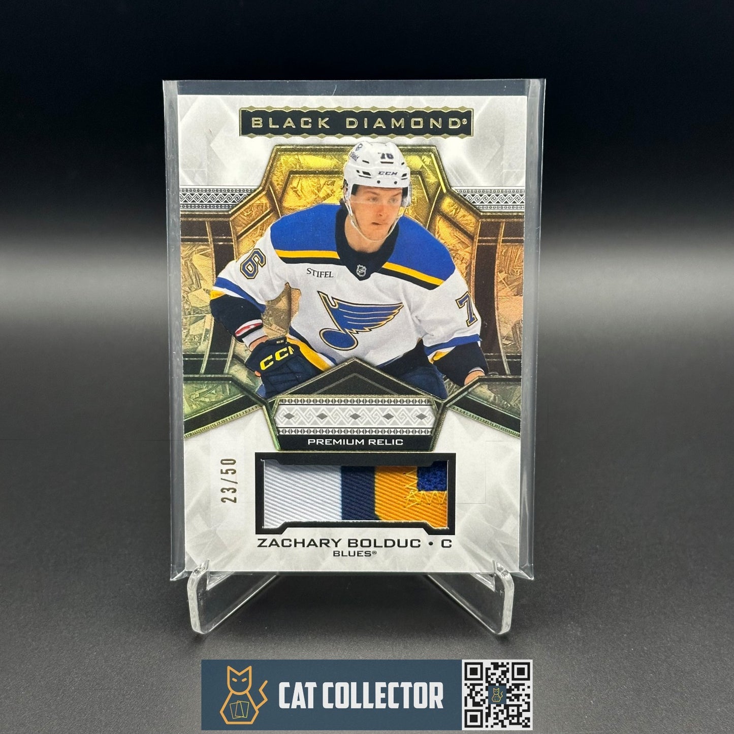 2024-25 Black Diamond ZACHARY BOLDUC #BDB-ZB Premium Relic RC /50 Patch 4 colors