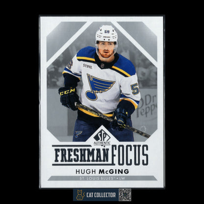 2024-25 UD SP Authentic HUGH MCGING #FF-8 Freshman Focus