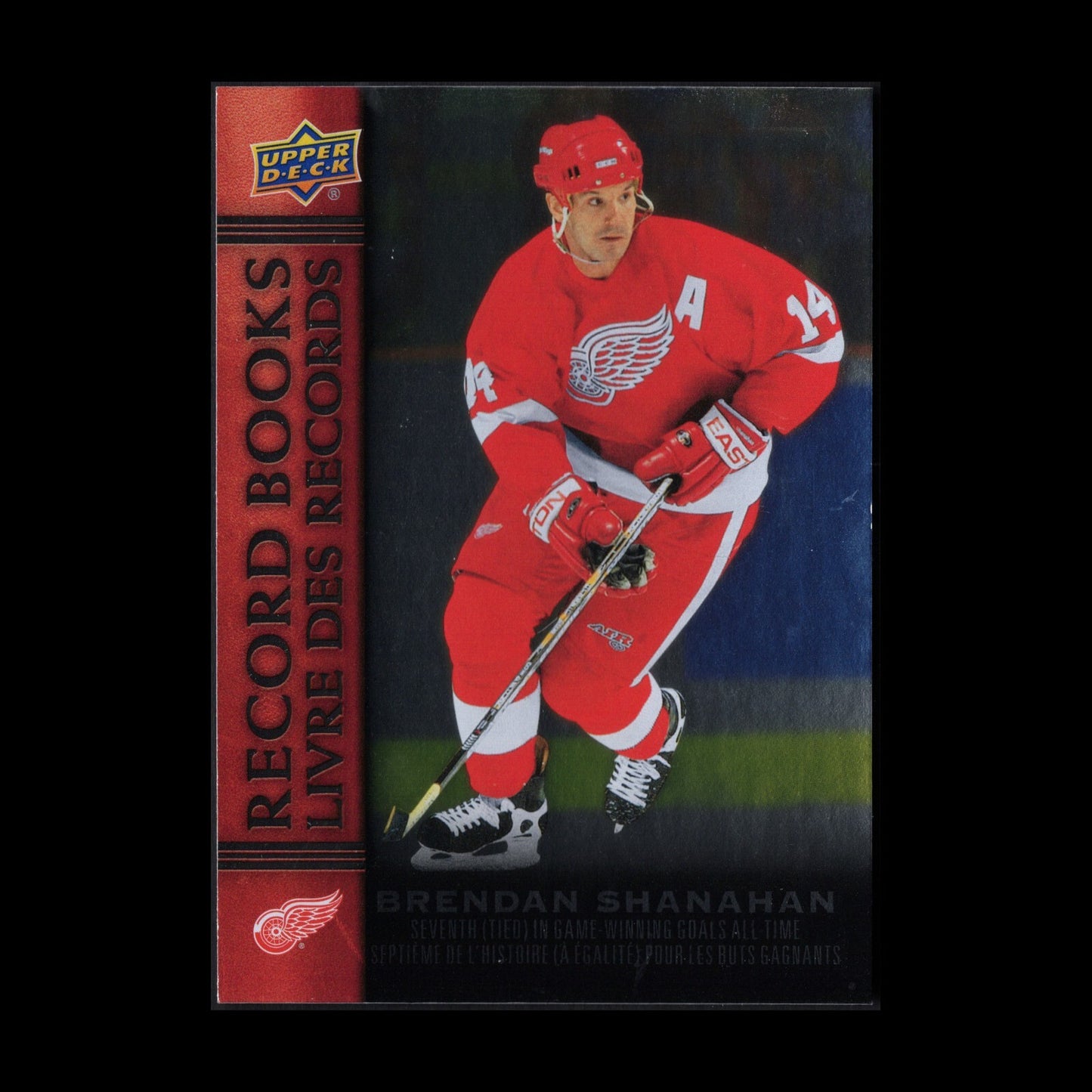 2023 UD Tim Hortons BRENDAN SHANAHAN #RB-12 Record Books - Detroit Red Wings