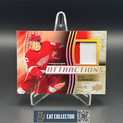 2023-24 UD Premier ALEX DEBRINCAT #PA-AD Attractions Patch /35