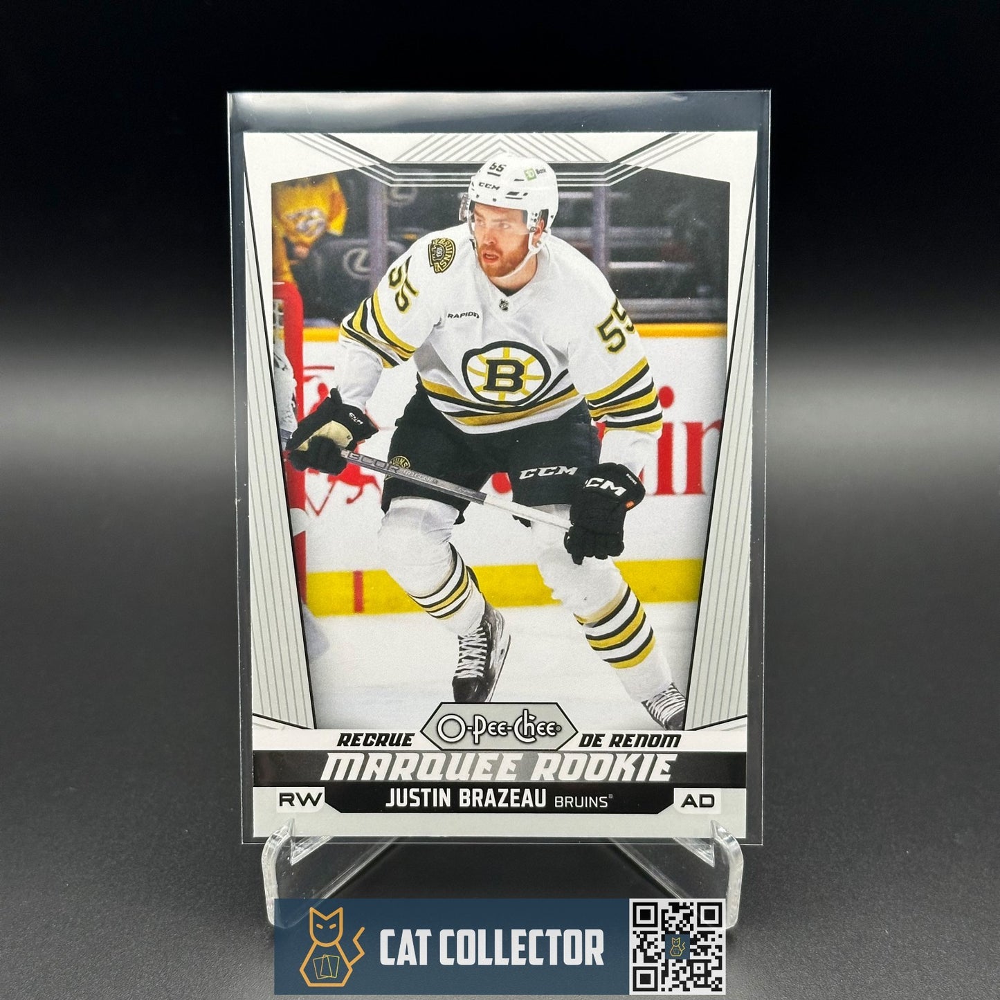2024-25 O-Pee-Chee Hockey JUSTIN BRAZEAU #582 Marquee Rookie RC