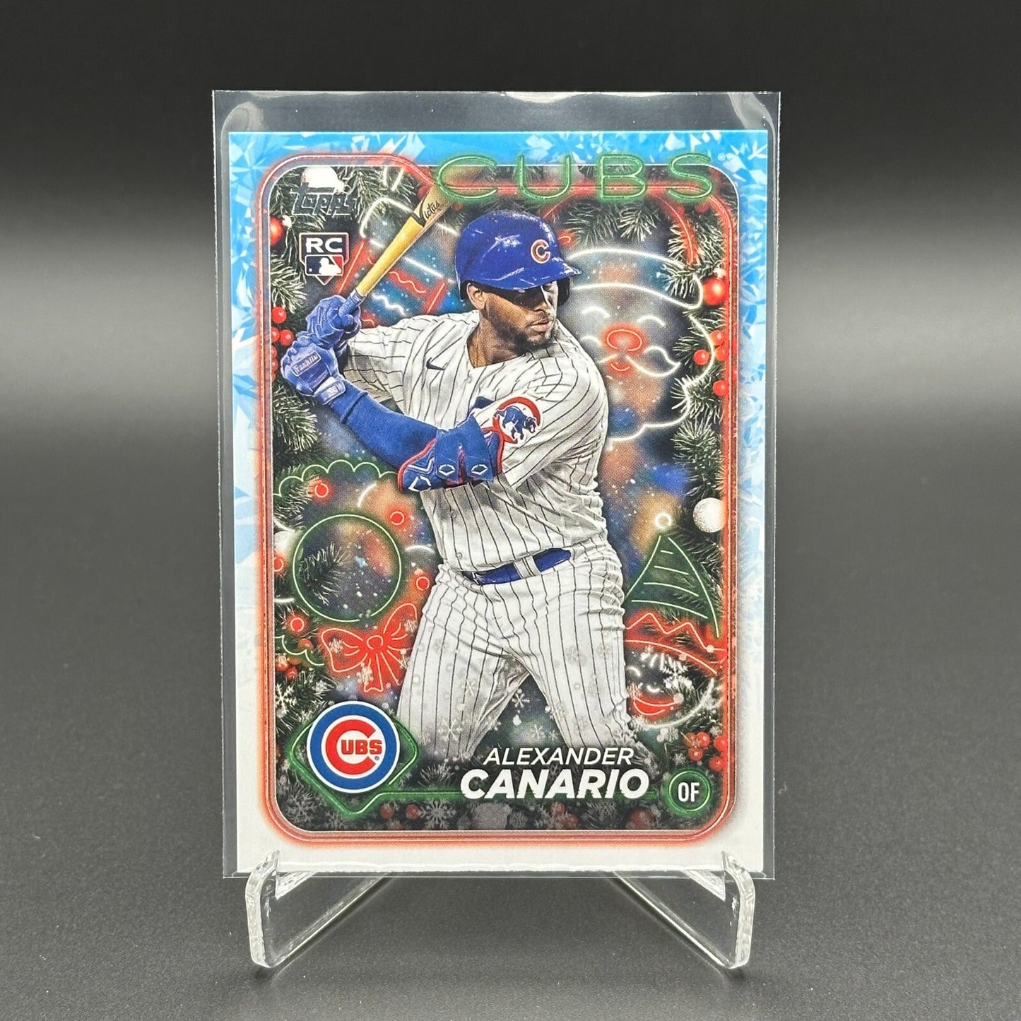 2024 Topps Holiday ALEXANDER CANARIO #H86 RC - Chicago Cubs