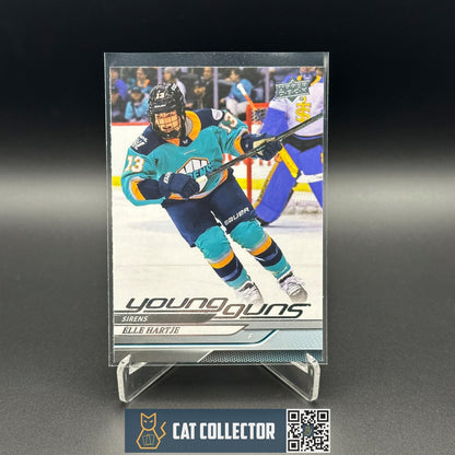 2024-25 UD PWHL ELLE HARTJE #67 Young Guns Rookie - New York Sirens