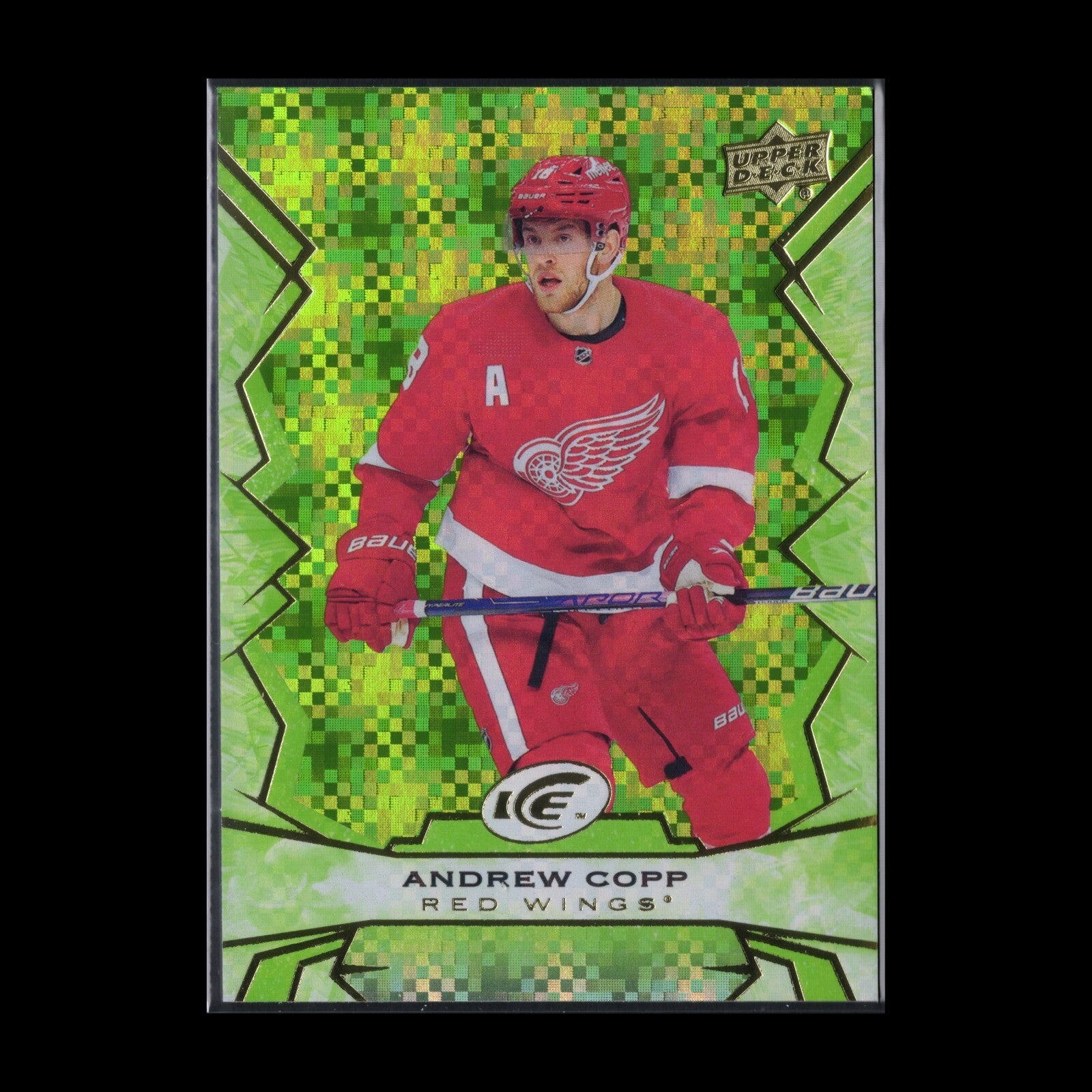 2022-23 UD Ice ANDREW COPP #97 Green - Detroit Red Wings