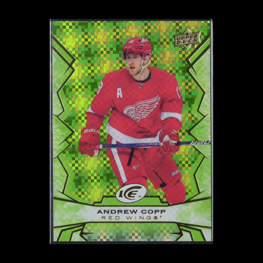 2022-23 UD Ice ANDREW COPP #97 Green - Detroit Red Wings